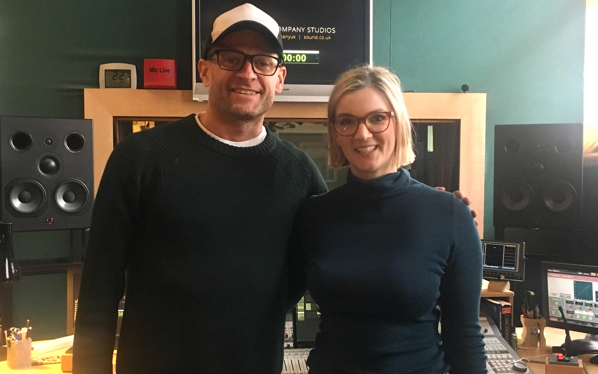 Andrea Fox, host of The Age Of Plastic Podcast with Hugo Tagholm, founder of Surfers Against Sewage